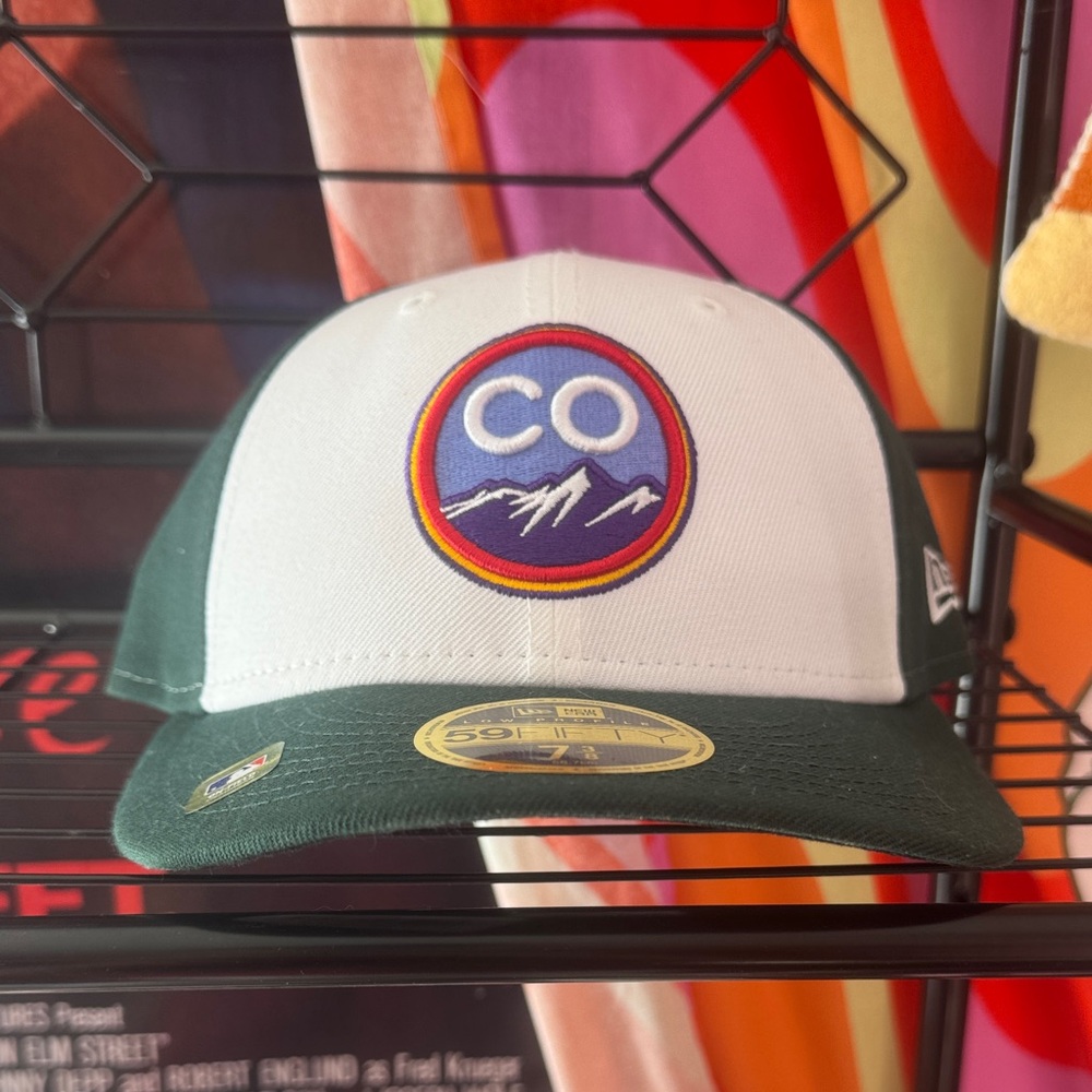 New Era White and Green CO Logo Cap